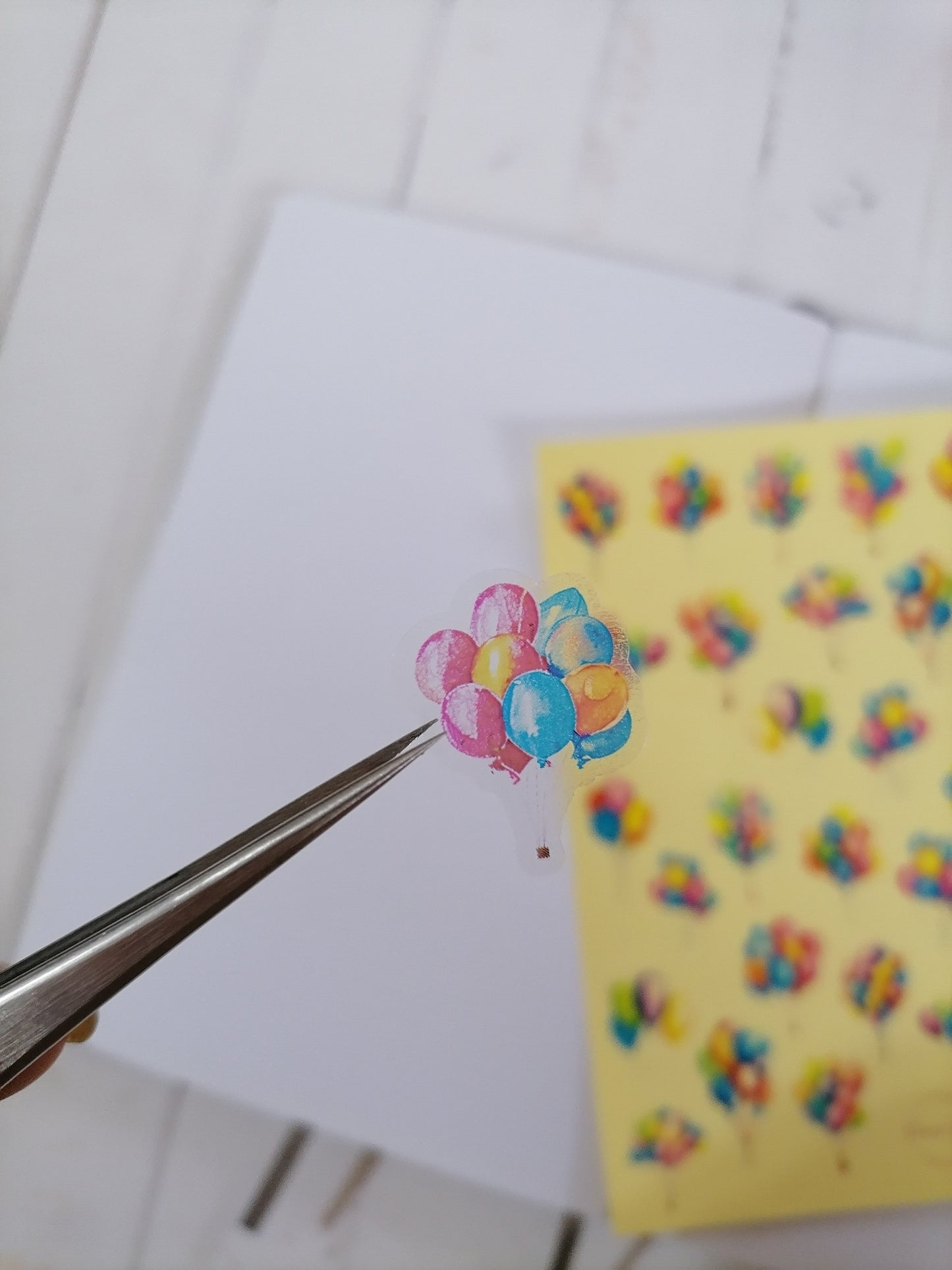 Watercolor Balloon Stickers