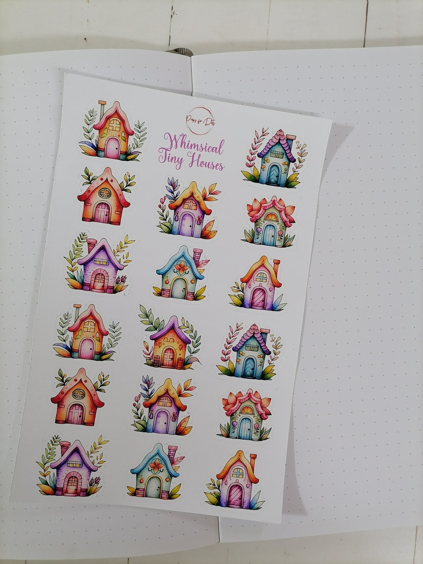 Whimsical Watercolor Stickers