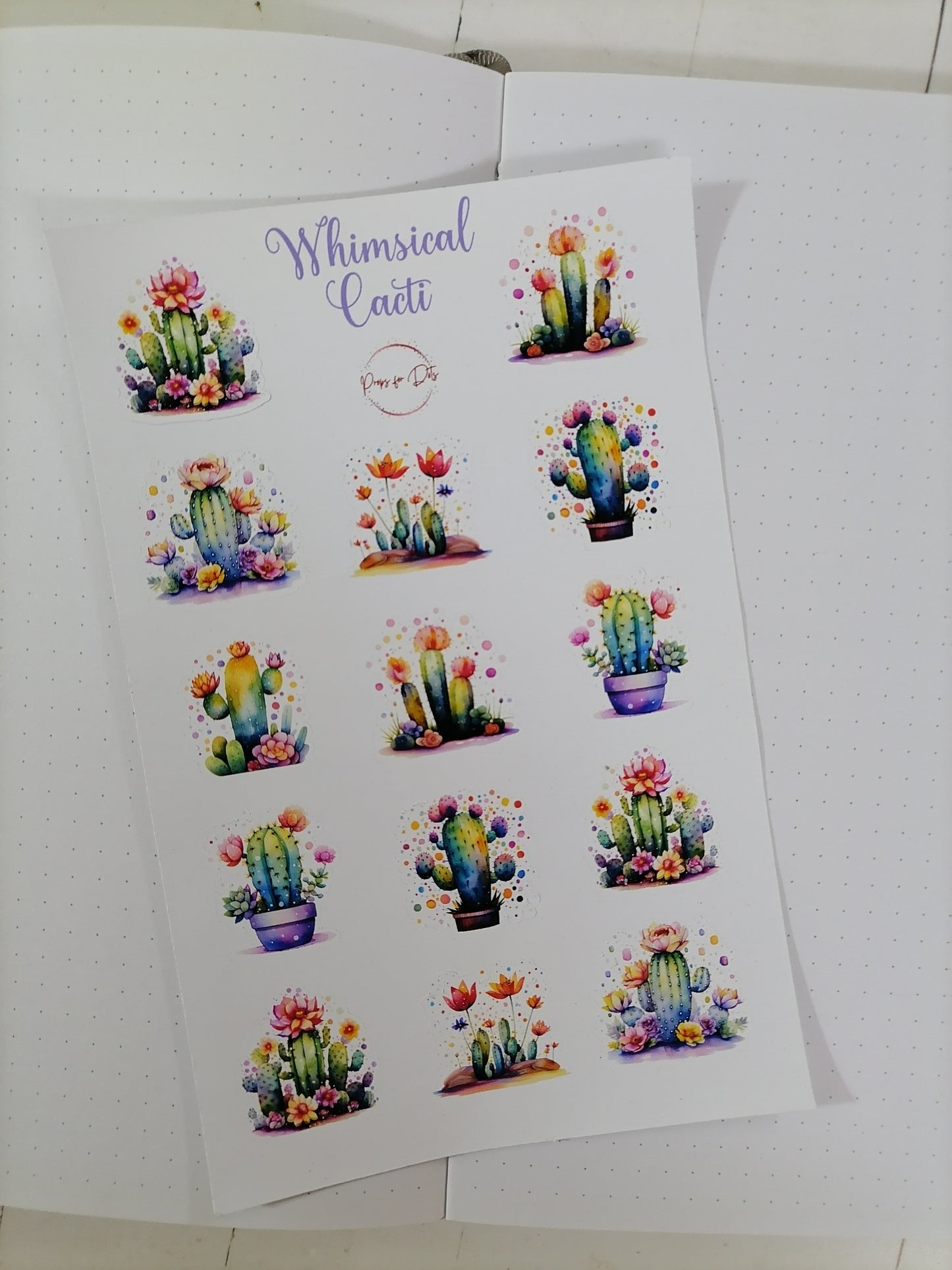 Whimsical Watercolor Stickers