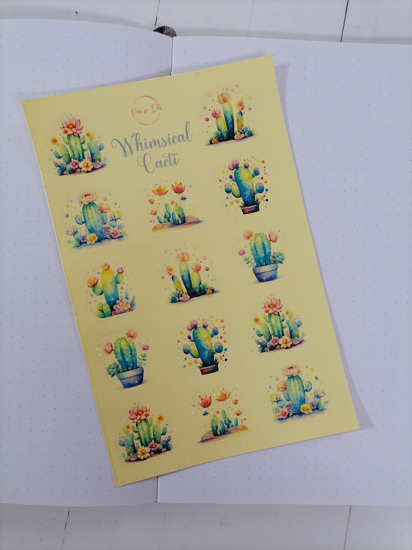 Whimsical Watercolor Stickers