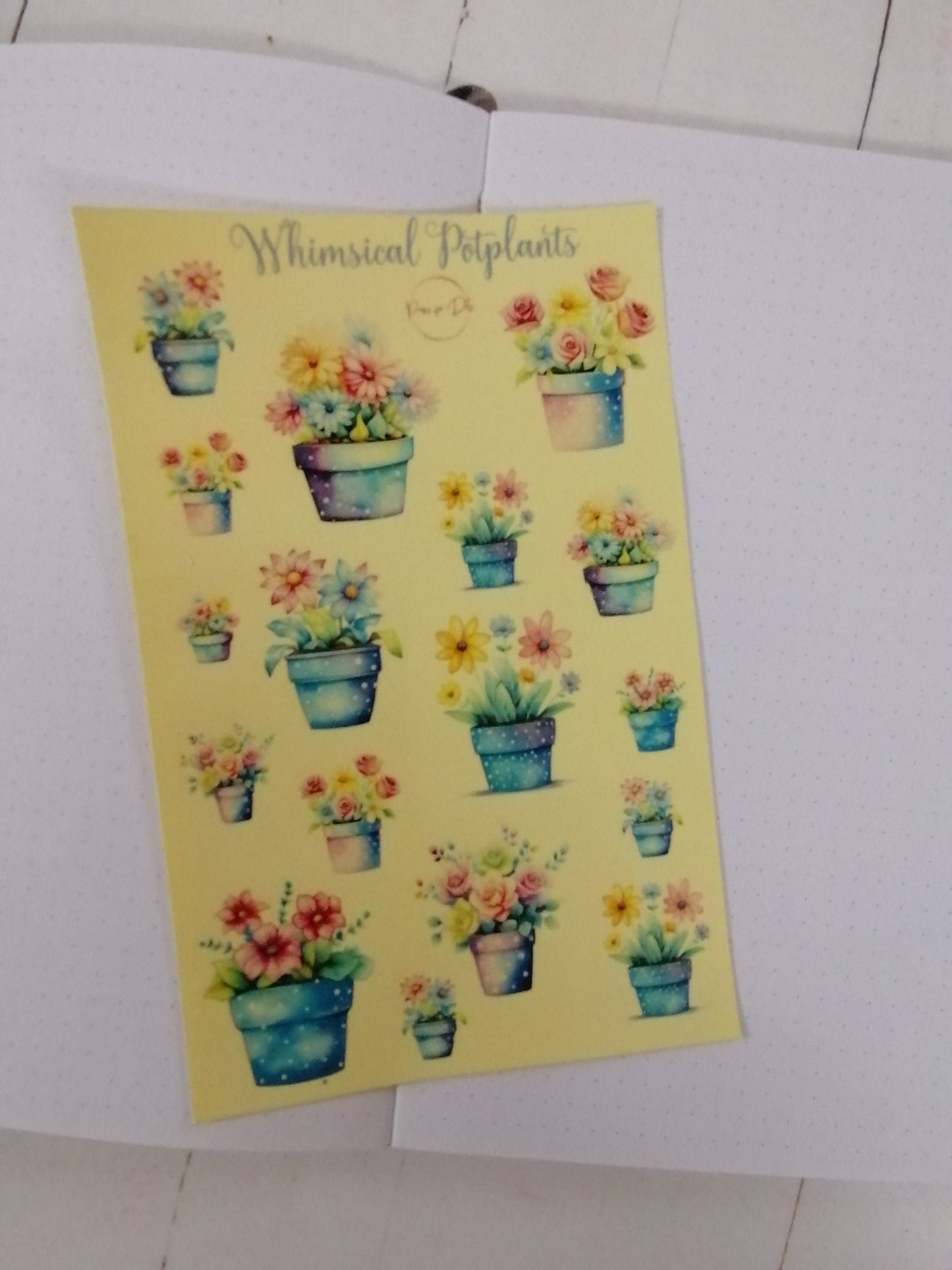 Whimsical Watercolor Stickers