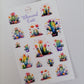 Whimsical Watercolor Stickers