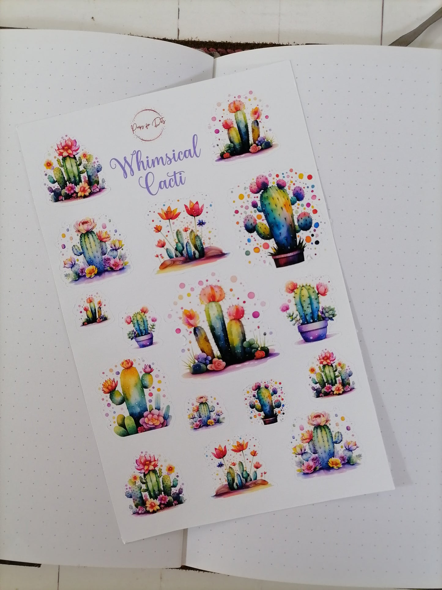 Whimsical Watercolor Stickers