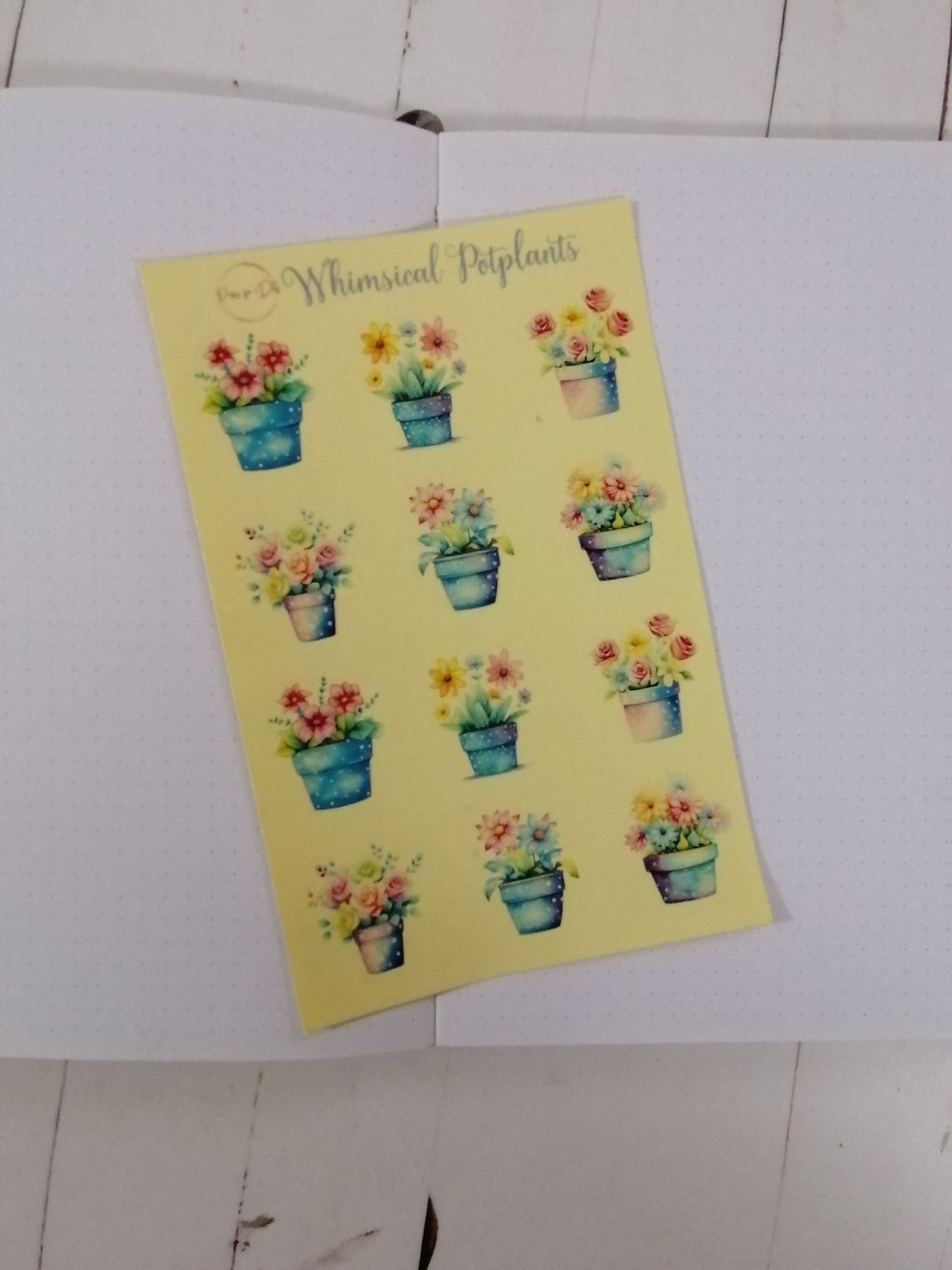 Whimsical Watercolor Stickers