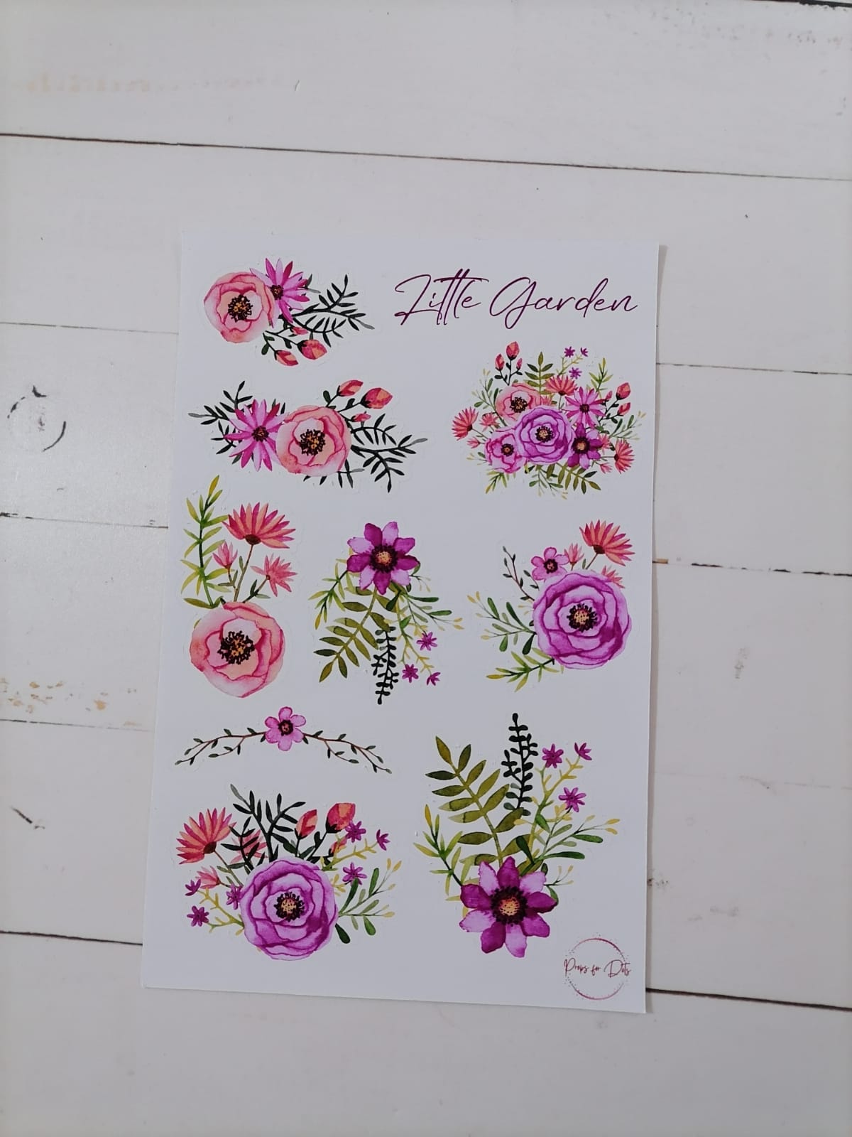 Little garden stickers