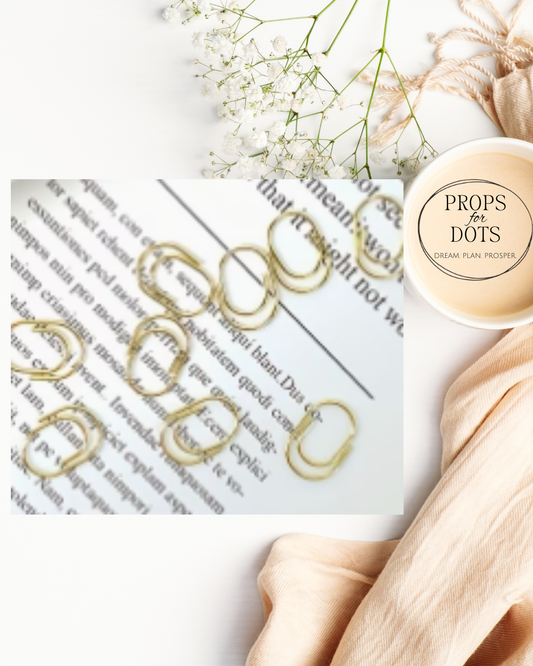 Mini Gold Clips – Tiny Journal & Notebook Accessories