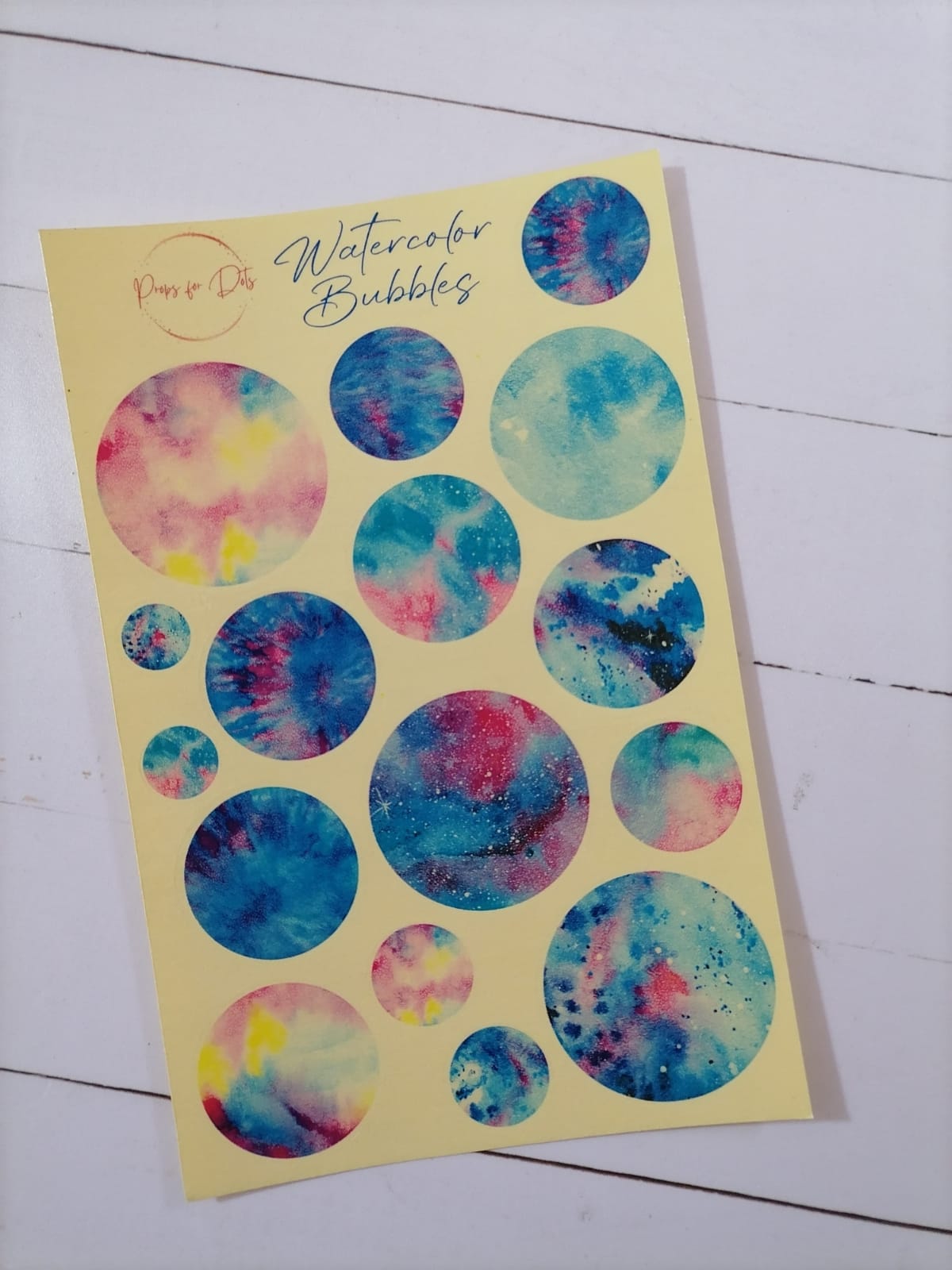 Watercolor Bubbles