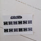 Monthly Tabs