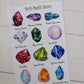 Birth Month Flowers and stones