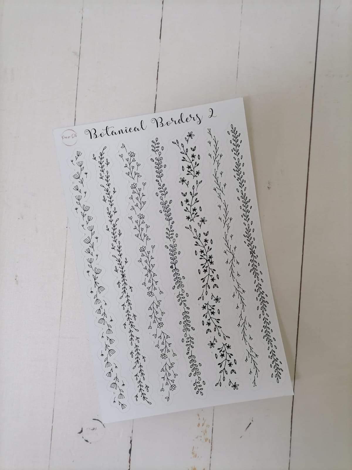 Botanical Borders stickers