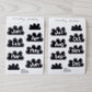 Bujo Shortcuts Month Script stickers