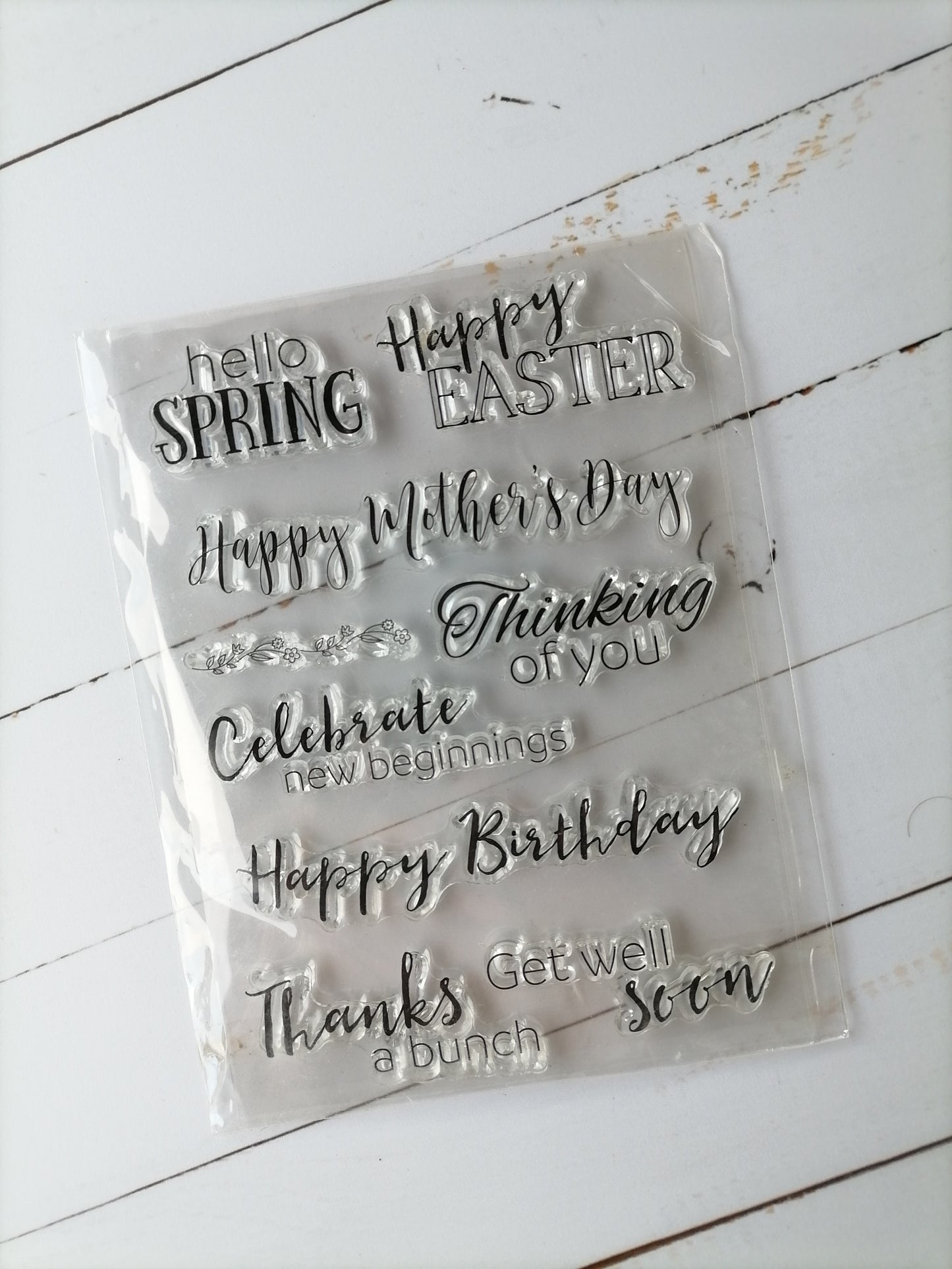 Cling stamps: Special days