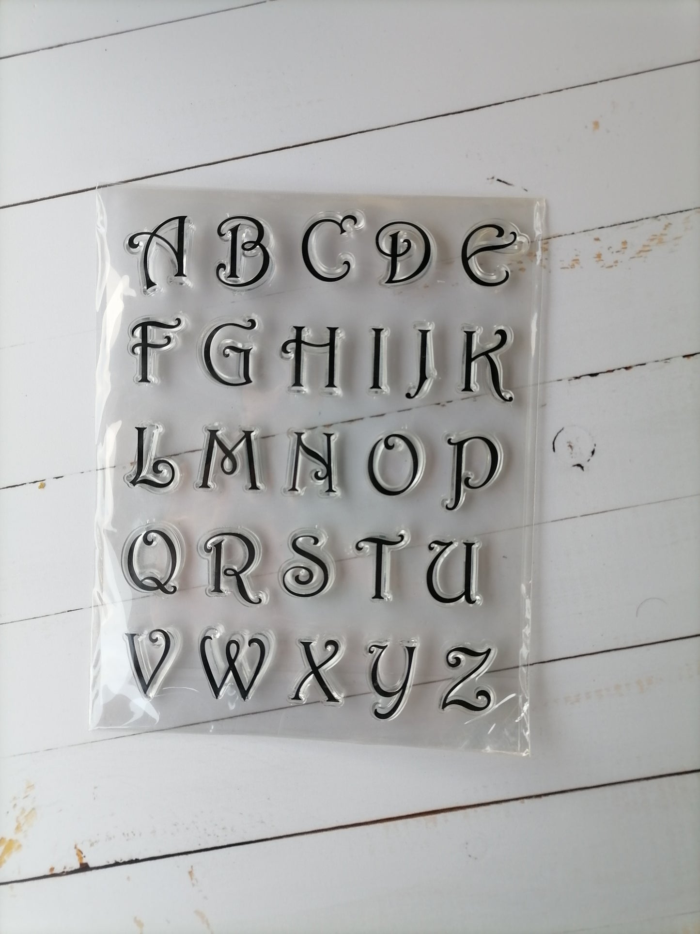 Cling stamps: Fonts