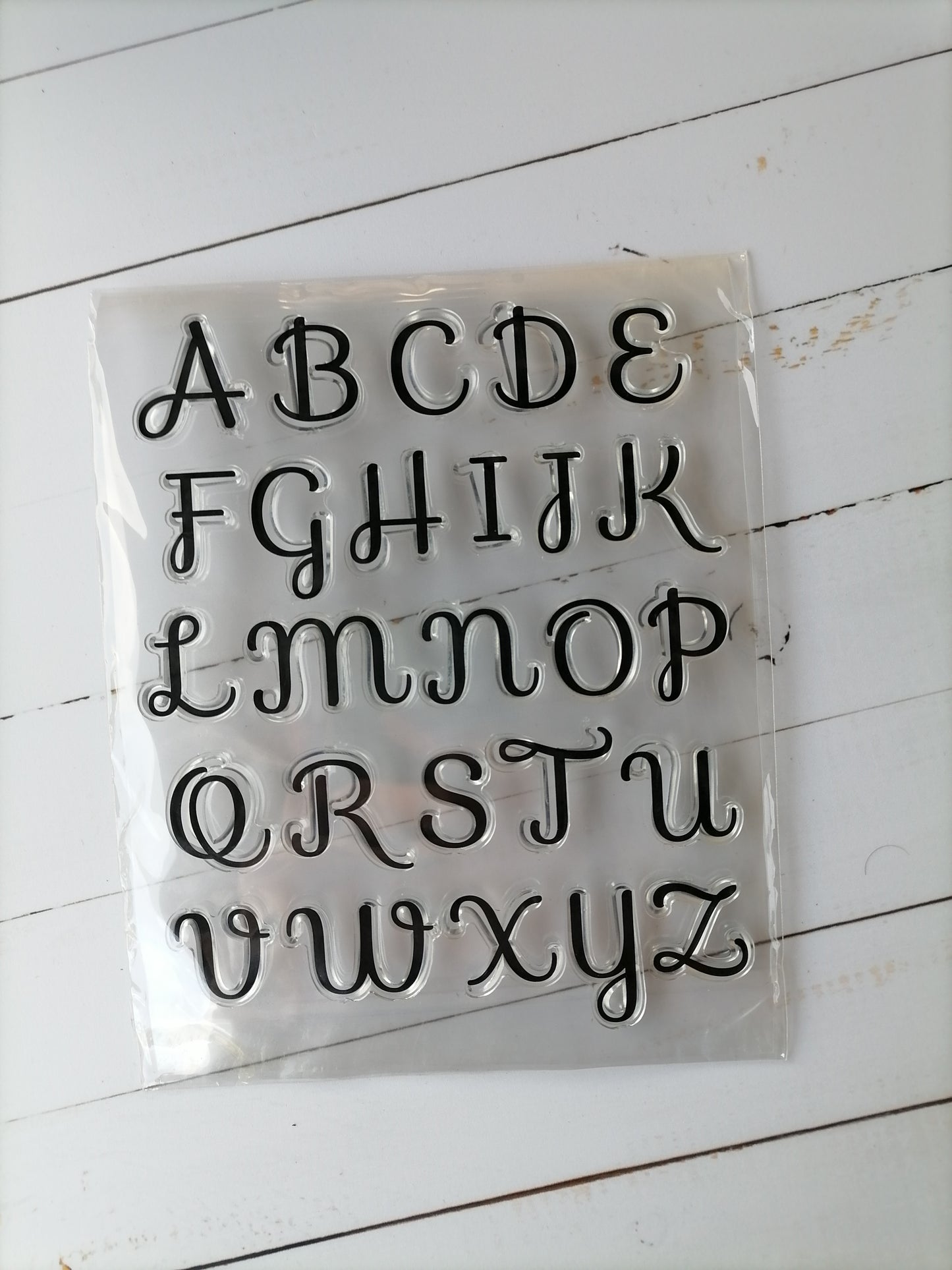 Cling stamps: Fonts