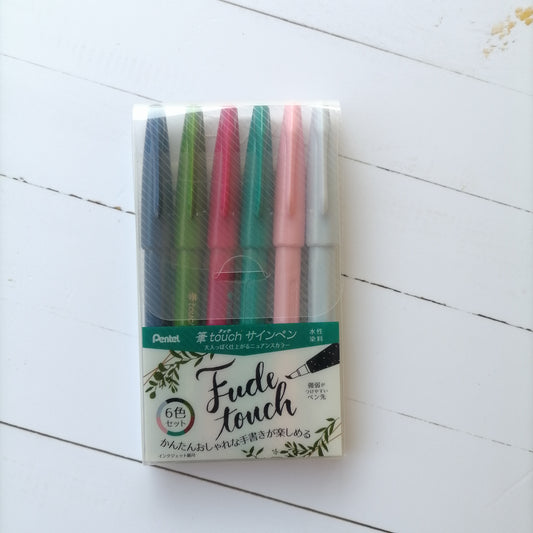 Pentel Fude Touch Sign pens