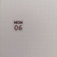 Monthly dated stickers: Abbreviated