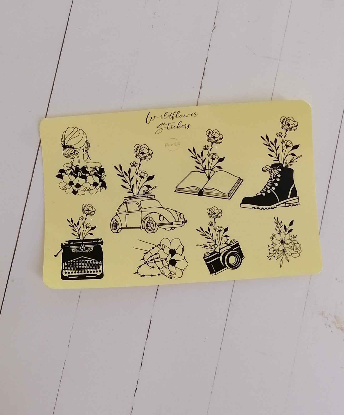 Wildflower stickers