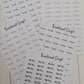 Custom Functional Script stickers
