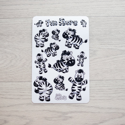 Bujo Shortcuts I'm Rare Zebra Stickers