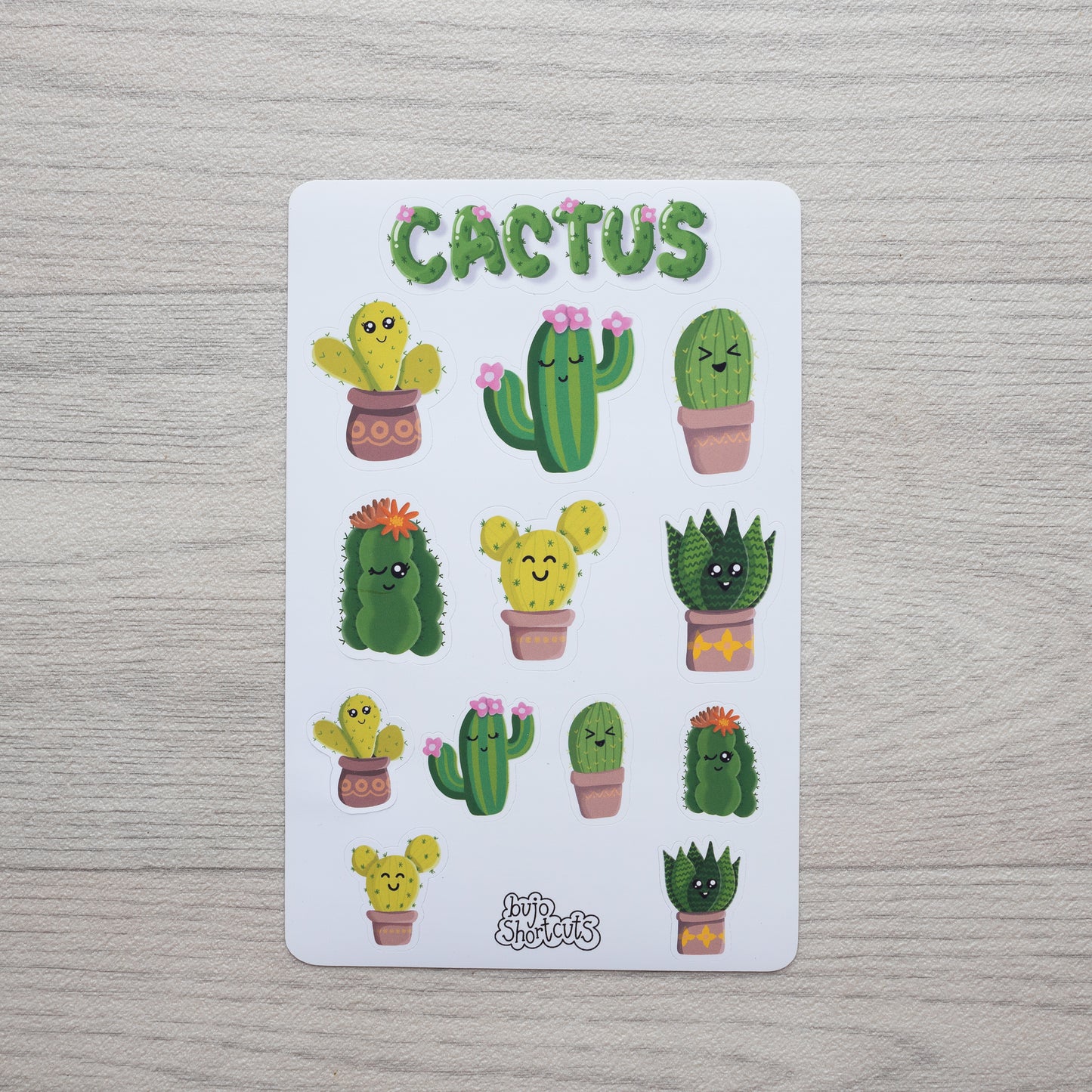 Bujo Shortcuts Cactus