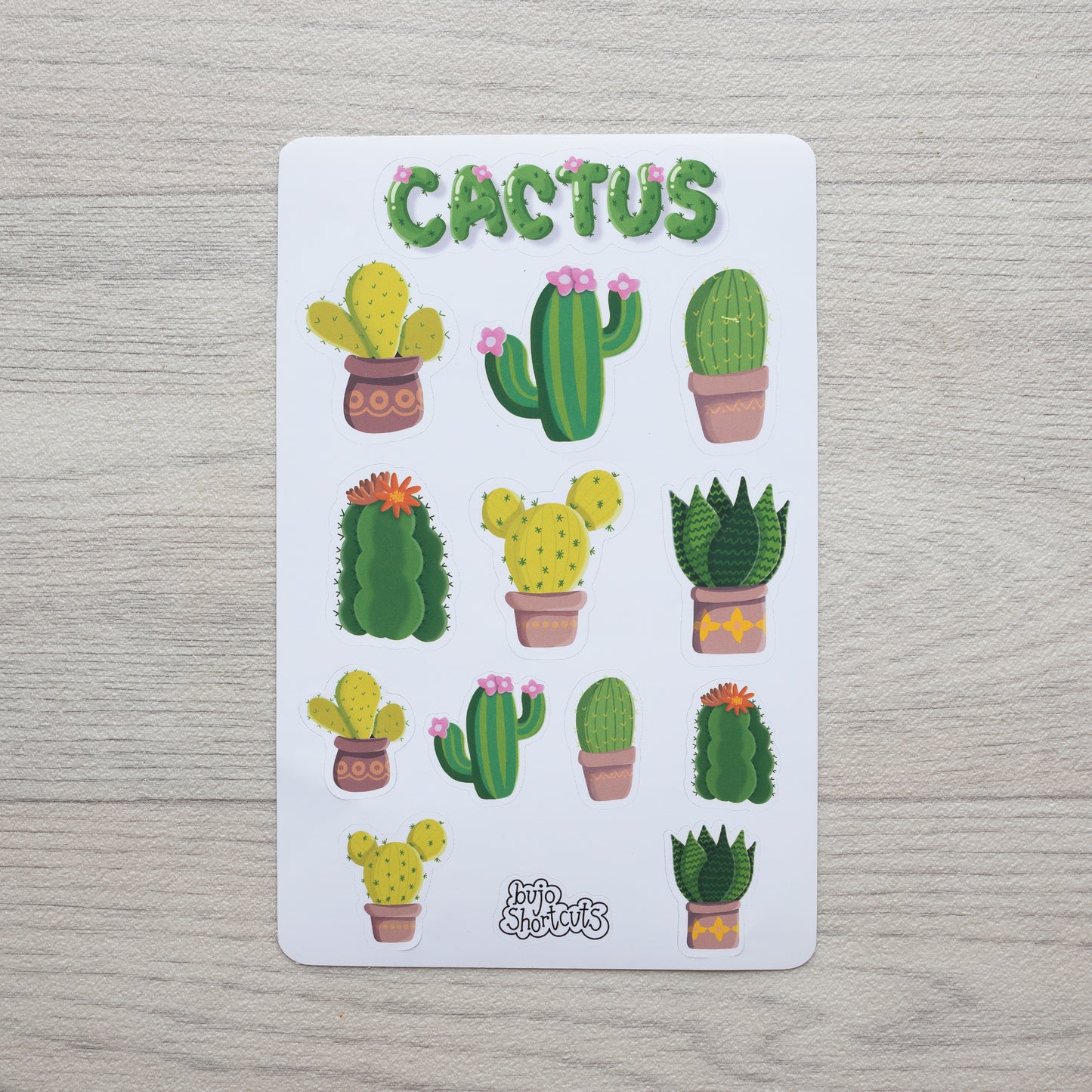 Bujo Shortcuts Cactus