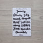 Bujo Shortcuts Month Script stickers