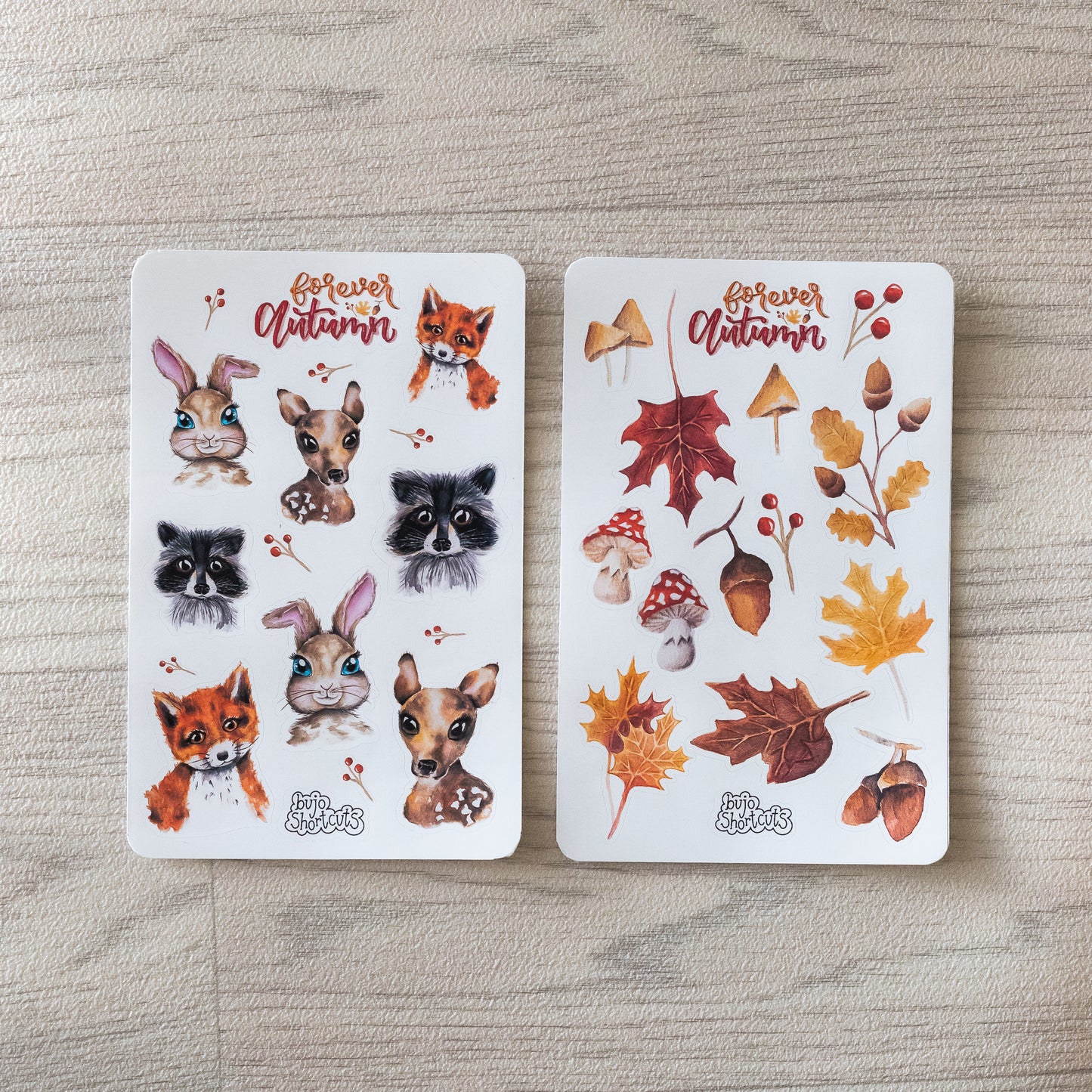 BujoShortcuts Autumn Forever Stickers