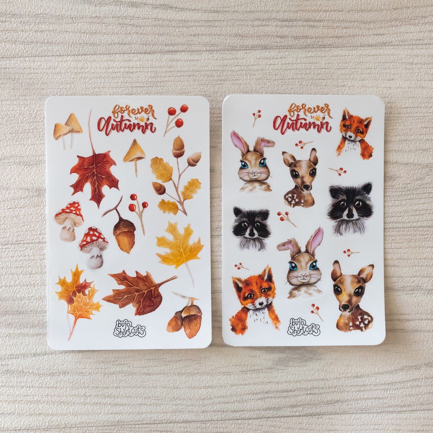 BujoShortcuts Autumn Forever Stickers