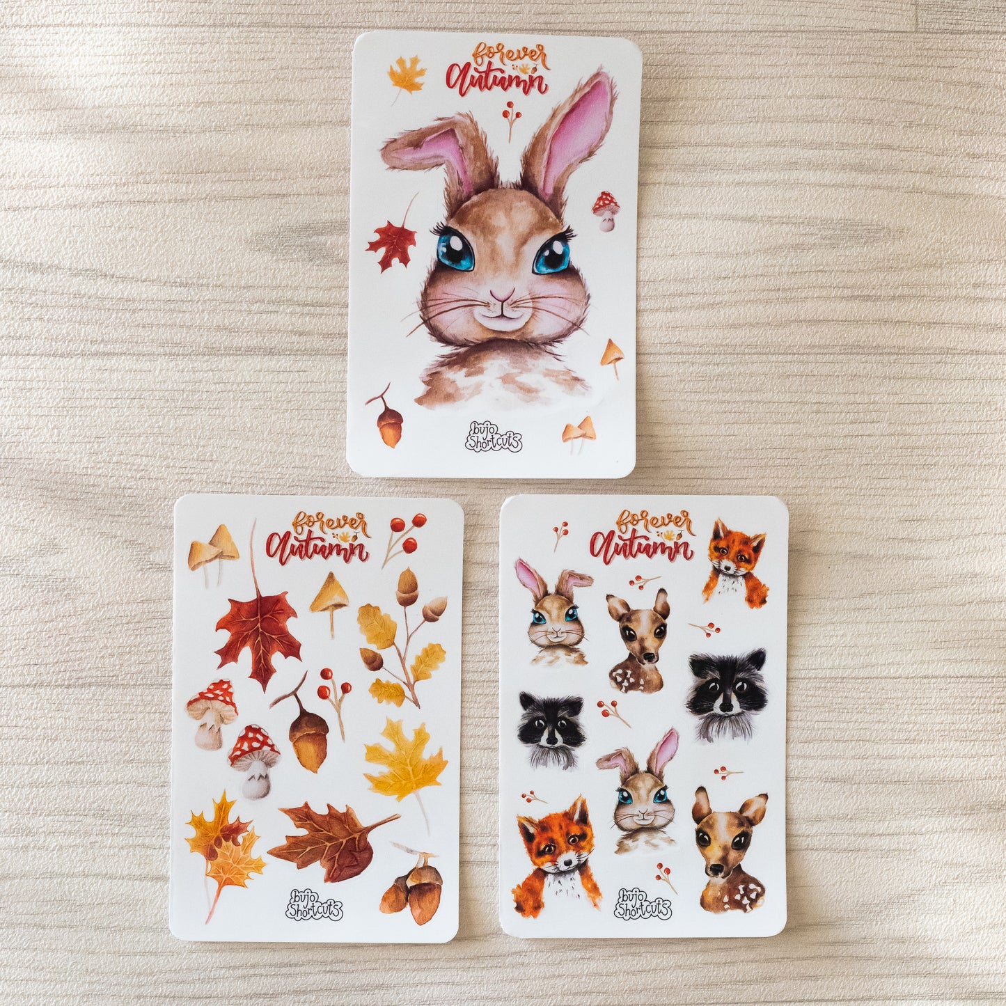 BujoShortcuts Autumn Forever Stickers