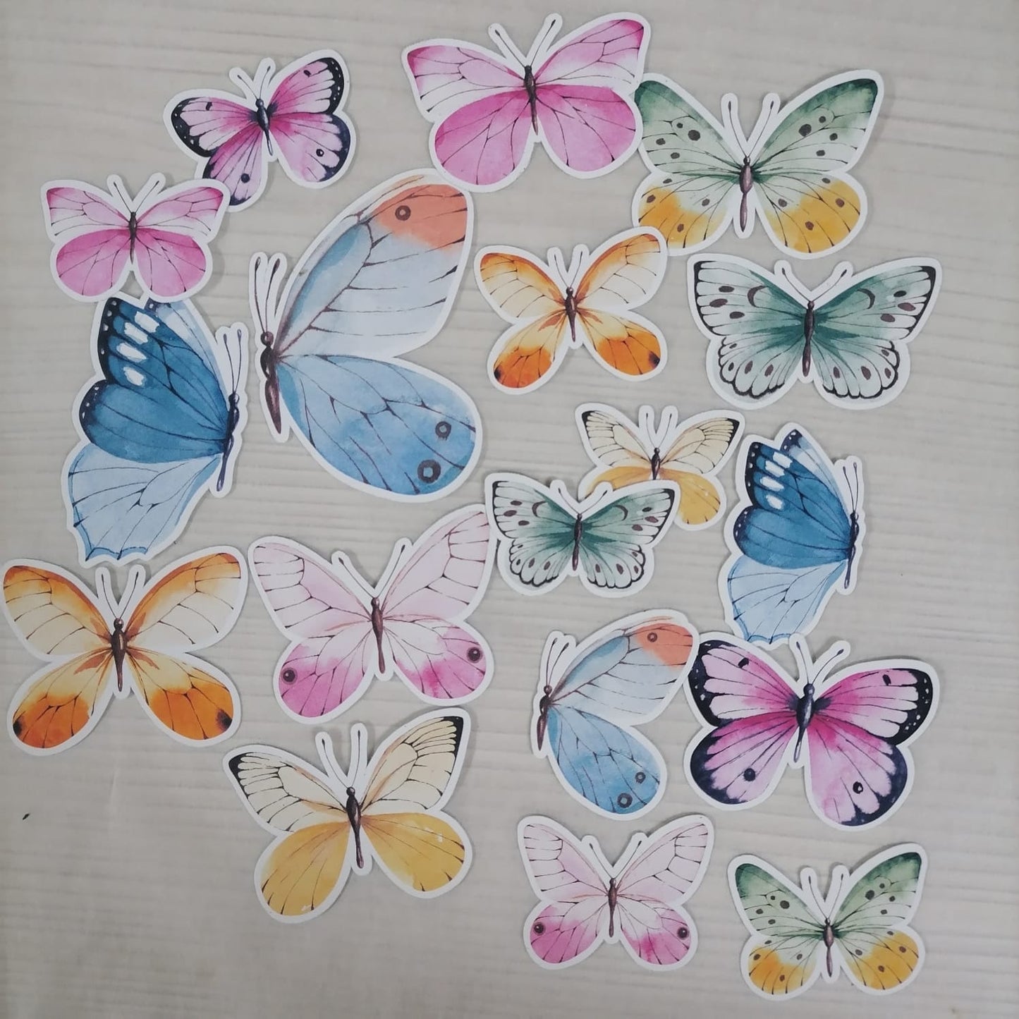 Watercolor Butterfly stickers