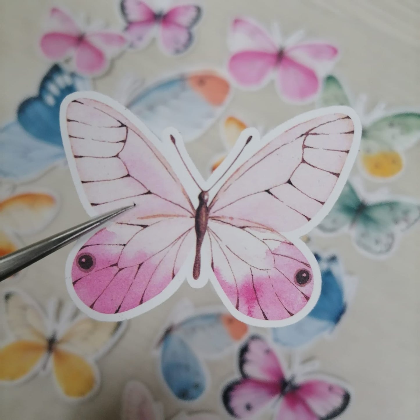 Watercolor Butterfly stickers