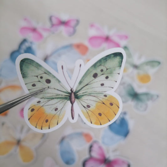 Watercolor Butterfly stickers